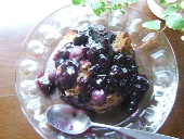 Blueberry Bread Pudding
