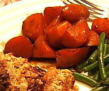 Candied Carrots with Molasses Graze