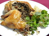 Cornish Hens with Rice Stuffing 