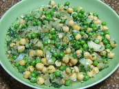 Chick Peas and Green Peas