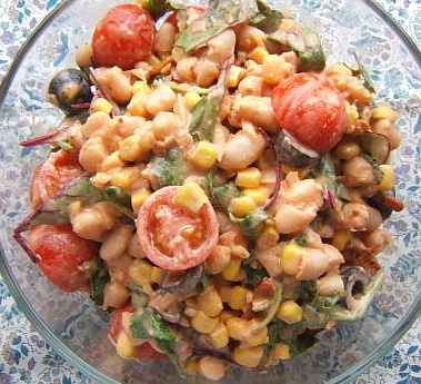Lima Bean Tomato Salad