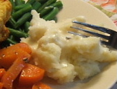 Mashed Potatoes and White Gravy