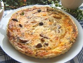 Mushroom Quiche