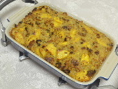 Peach Bread Pudding