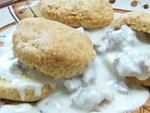Biscuits with Sausage Gravy